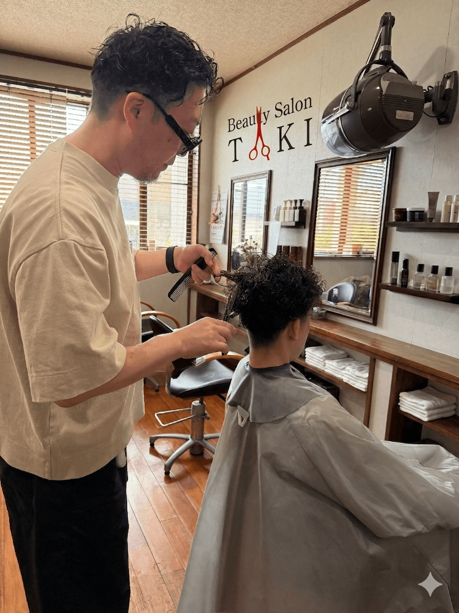 Beauty Salon TAKI 店内 - 施術の様子